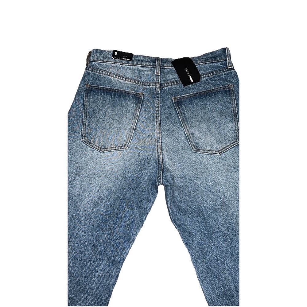 Fashion Nova Women'sVintage Vibes,Leg Jeans straight Size9 - Picture 4 of 10